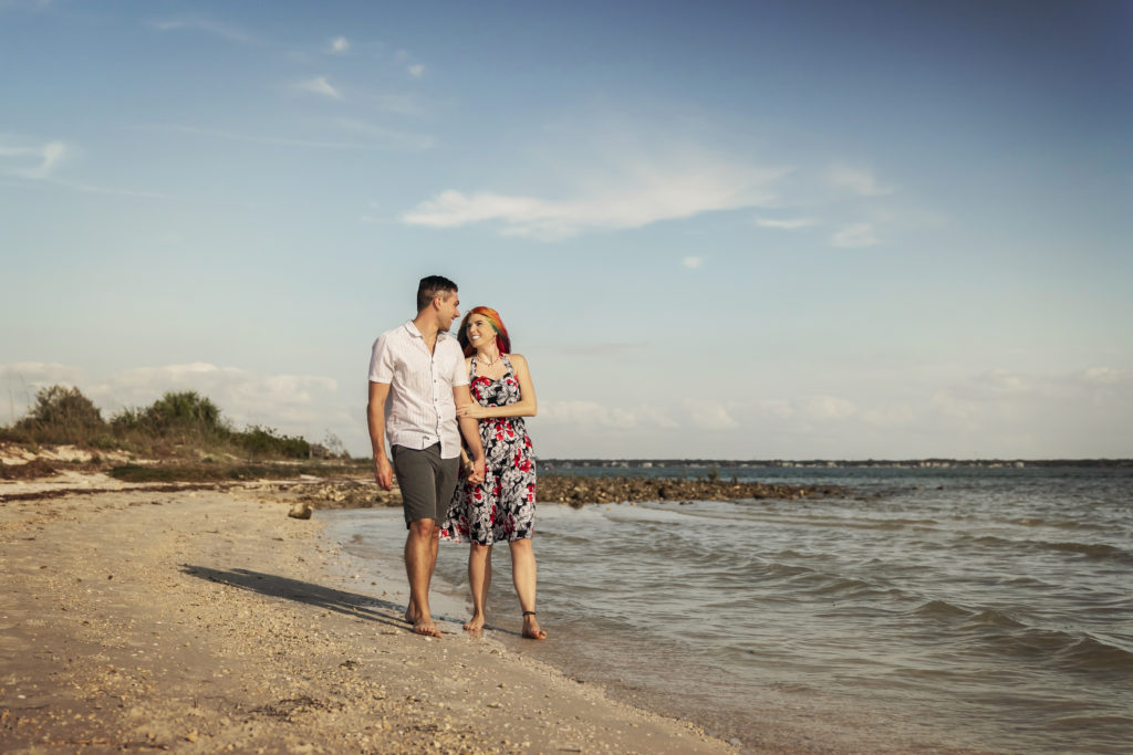 Lizzy Davis + Trevor Williams - [ Music Photographers ] Engagement Session at Honeymoon Island State Park - Florida - by Studio Twelve:52 - Destination Wedding / Engagement Photographers Kasey + Tyler Rajotte