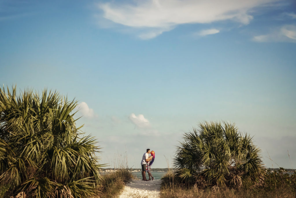 Lizzy Davis + Trevor Williams - [ Music Photographers / Alternative Bride ] Engagement Session at Honeymoon Island State Park - Florida - by Studio Twelve:52 - Destination Wedding / Engagement Photographers Kasey + Tyler Rajotte
