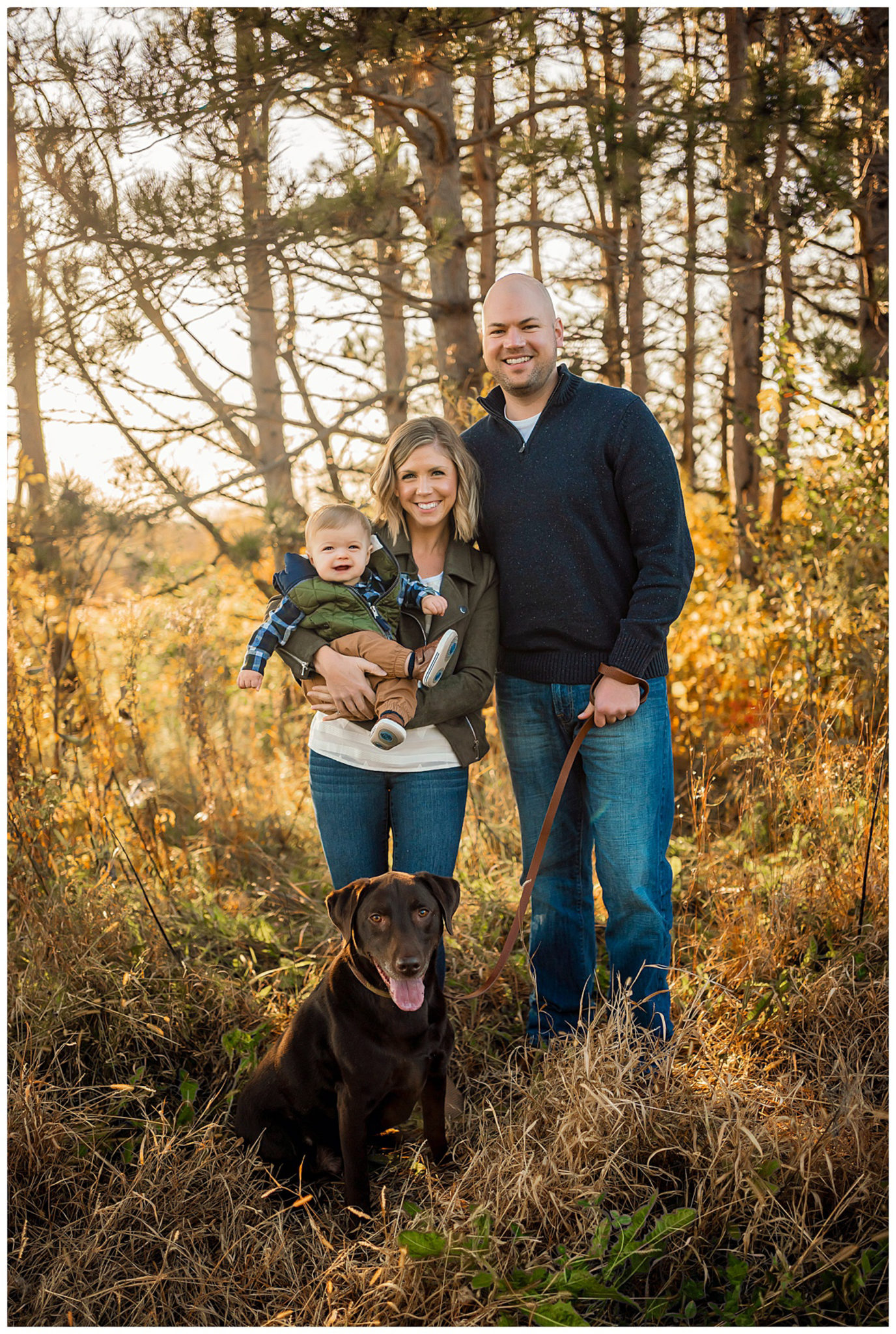 Pollich Kelly Pollich Family Fall Session at Whitetail Woods | Dog-Inclusive Family ...